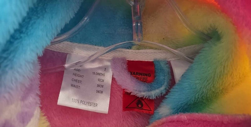 My Little Pony Rainbow Dressing Gown Size 18-24m Carousel 2