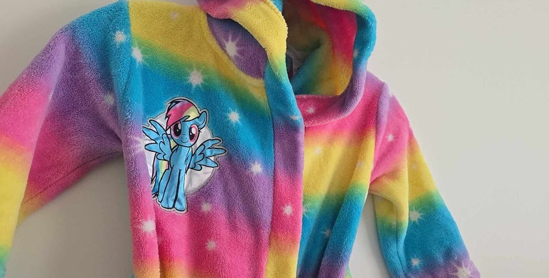My Little Pony Rainbow Dressing Gown Size 18-24m Carousel 3
