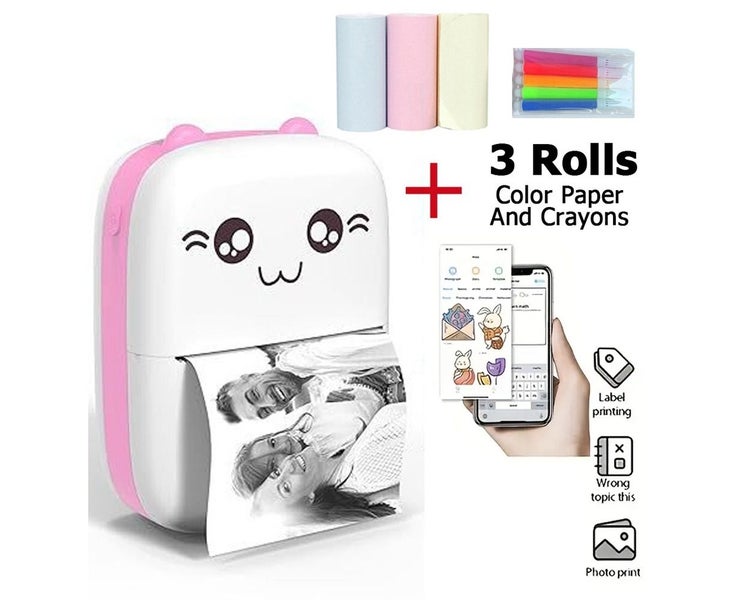 Mini Printer, Pocket Printer, Portable Bluetooth Thermal Printer, Mobile Ph Carousel 1