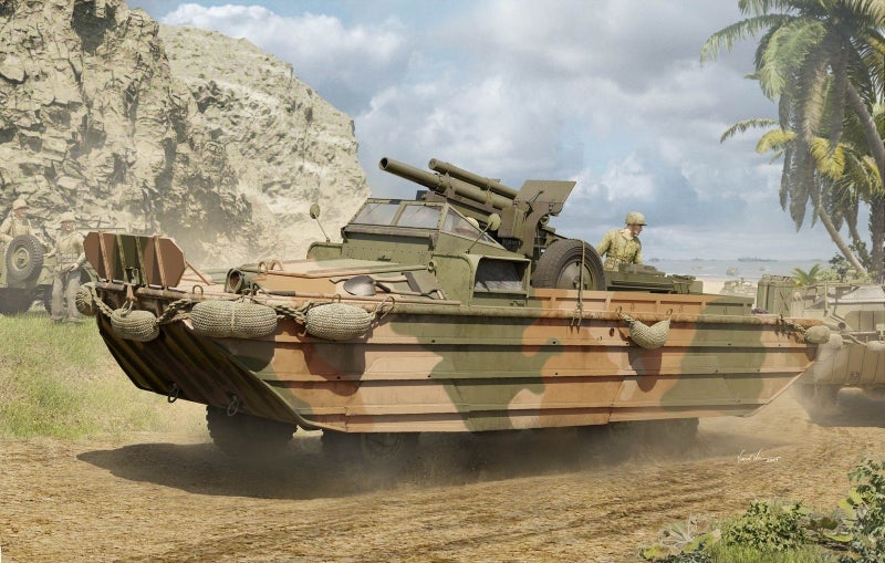 I Love Kit 1:35 GMC DUKW-353 w/105mm Howitzer Carousel 1