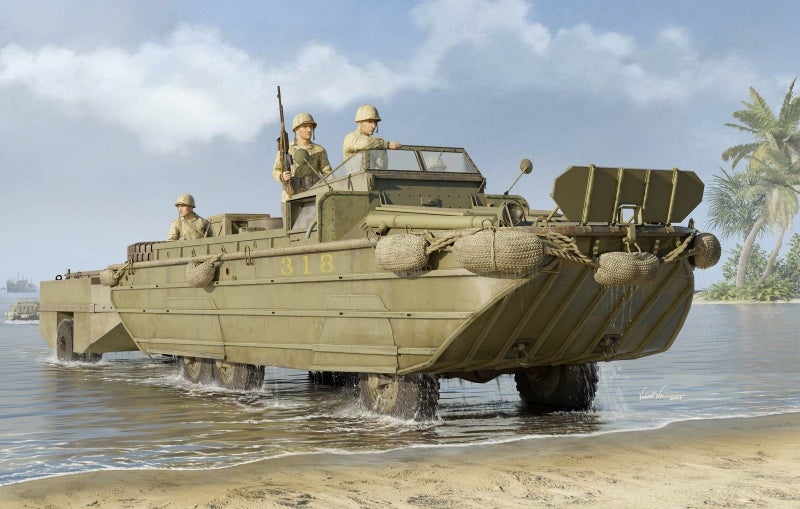 I Love Kit 1:35 GMC DUKW-353 with WTCT-6-Trailer Carousel 1