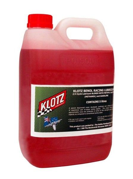 Klotz KC175 Benol Racing Castor Oil 5 Ltr Carousel 1
