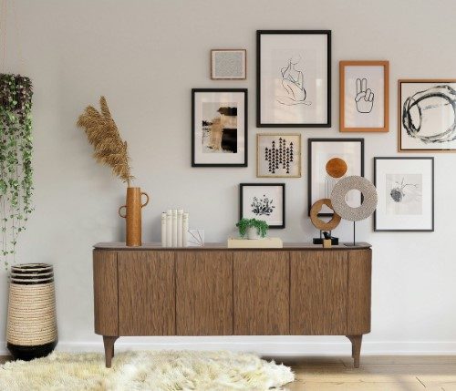 Oslo Sideboard - Nettlewood & Veneer Top Carousel 5