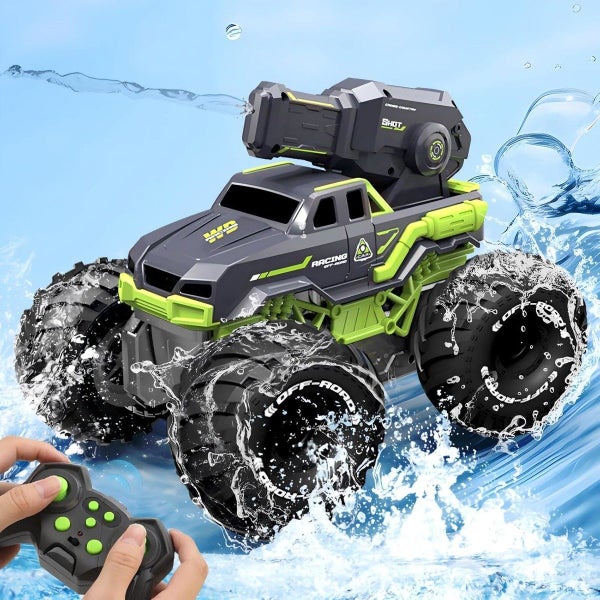Remote Control Monster Truck All Terrain 4WD Amphibious RC Car and Boat Carousel 2