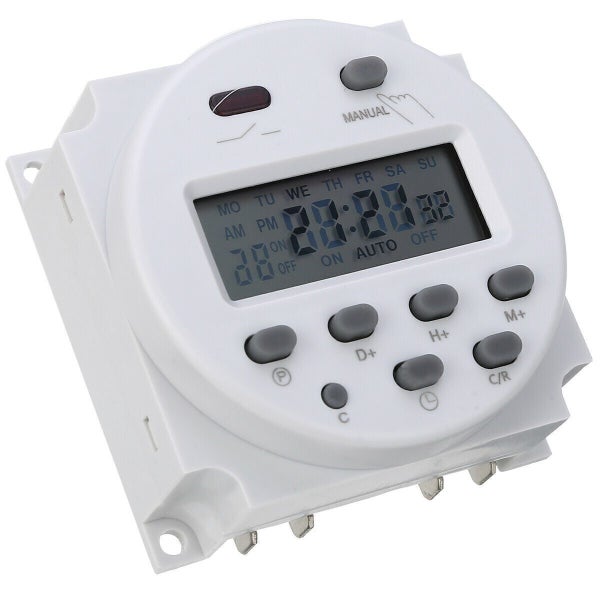 NEW DC 12V Timer Switch Digital LCD Programmable Control Time Relay Day/Week Set Carousel 9