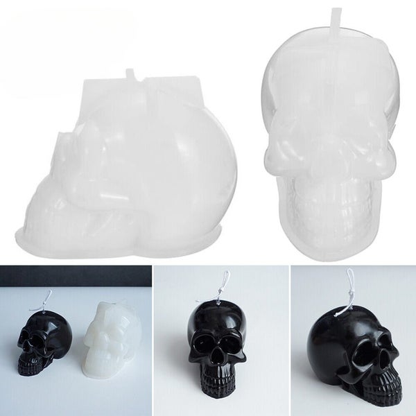 Wax Form Candle Making Mold Moulds Skull Shape Silicone Template Craft Tool Soap Carousel 1