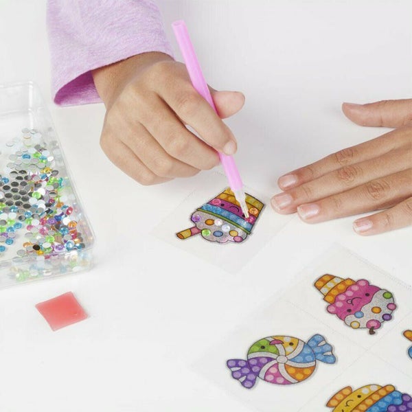 Diamond Painting Kit Magical Stickers Creativity for Kids Big Gem Set Carousel 2