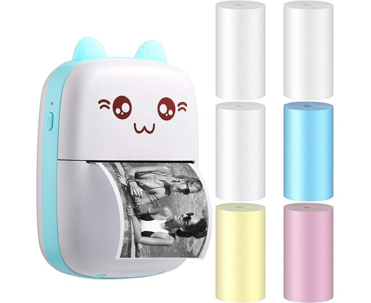 Mini Thermal Photo Printer Pocket Portable Printer Wireless POS Thermal Pri Carousel 1