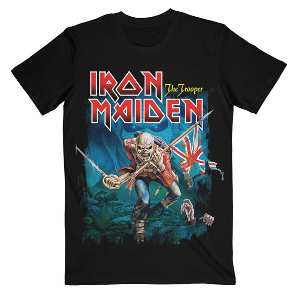 Iron Maiden Unisex Adult The Trooper Eddie Eyes Carousel 1