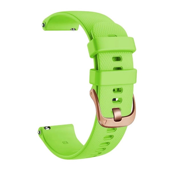 Garmin Venu 3s Silicone Watch Straps with Rose Gold Buckles Carousel 1
