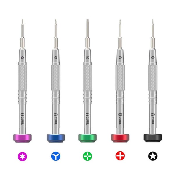 2UUL Precision Screwdriver Convex Cross 2.5mm for iPhone and Electronics Repair Carousel 7