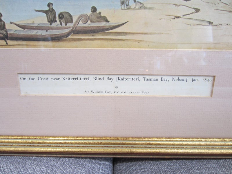 William Fox, 'Blind Bay, Kaiteriteri, 1846' Carousel 2
