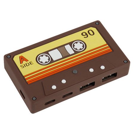 Tape Shape HUB2.0 Cute Retro Desktop Ornament USB HUB Adapter Splitter Carousel 4