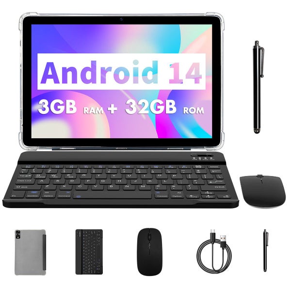 Android 14 Tablet 10 Inch Octa Core 3GB RAM 32GB ROM Expand To 1TB 6000mAh Batte Carousel 8
