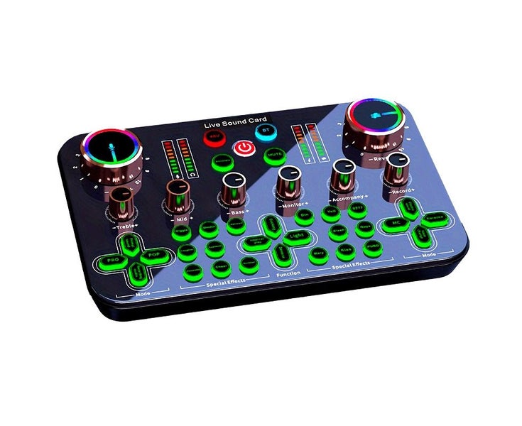 Live Sound Card Mixer, Audio Interface With DJ Mixer, Live Sound Effects An Carousel 1