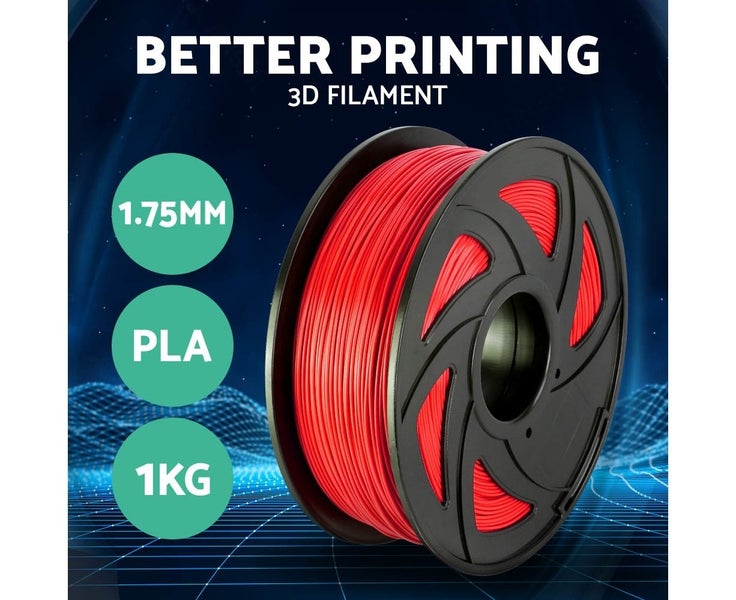 3D Printer Filament PLA 1.75mm 1kg/Roll Accuracy +/.02mm SpoolRed Carousel 2
