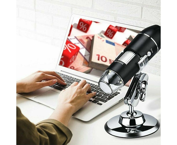 1600X Microscope 8LED Camera Magnifier Tool USB Digital Android Mac Widow Carousel 7