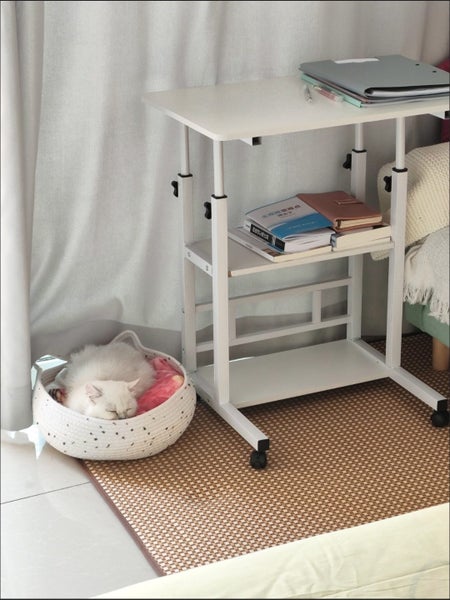 Portable Table with Wheels , Adjustable Table with Wheels Carousel 1