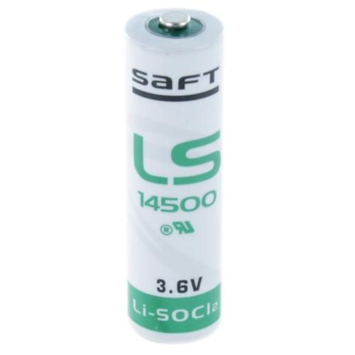 SAFT LS14500 AA Lithium Battery - 1 Pack 3.6V 2600mAh, for Water Electricity Carousel 1