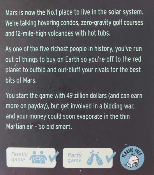 Zillionaires on Mars Family Party Game Board Game Carousel 4