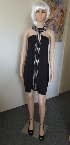 Bodycon Stud Choker & Shawl Size 14-16 Carousel 1