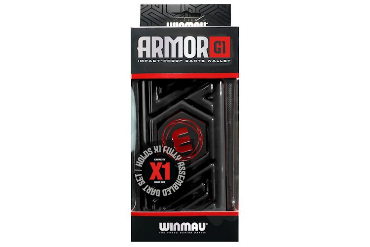 Winmau Armor G1 Black Dart Wallet Holds 1 Set of Darts Carousel 4