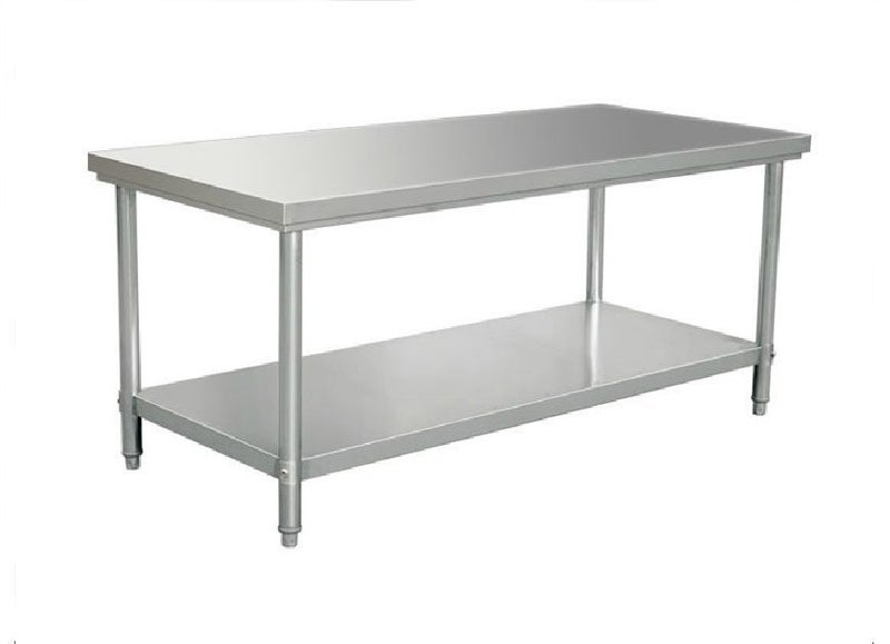 Stainless Steel Bench 2000 x 600 x 900 2 Tier 304 Food Grade Carousel 1