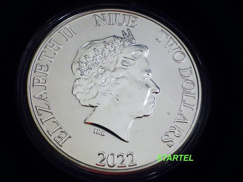 NZ Mint Tiger 1 Oz silver bullion coin in capsule Carousel 2