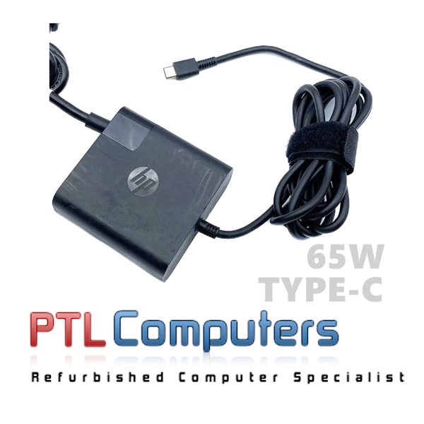 *Used* HP 20V 3.25A 65W USB-C L30757-004 TPN-AA03 Elitebook x360 13 14 15 ENVY Carousel 1