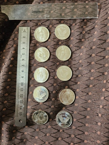 SILVER .999 PURITY > QUARTER OUNCE ROUNDS x 10 > $365 + COURIER Carousel 5