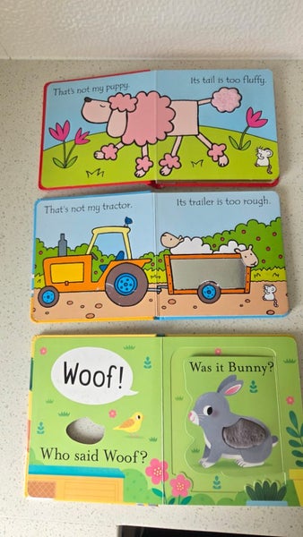 3x BABIES FIRST BOARD BOOKS - lift the flap / touch & feel etc Carousel 2