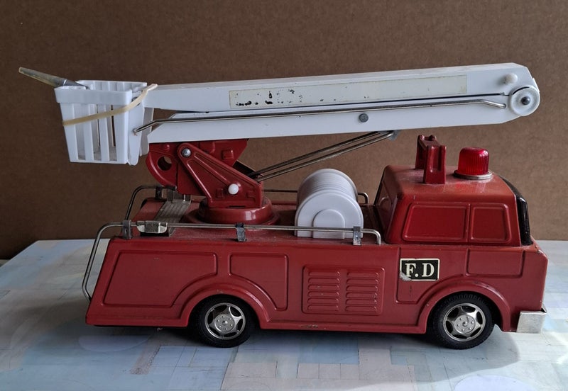 Bandai Fire Truck - Snorkel Pumper - 80's? Carousel 2