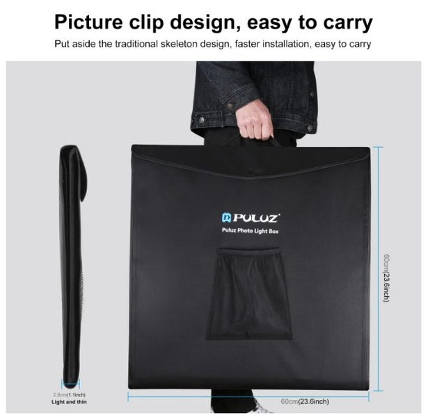 Photo Studio Light Box 60cm, Photography Studio Tent Kit Carousel 10