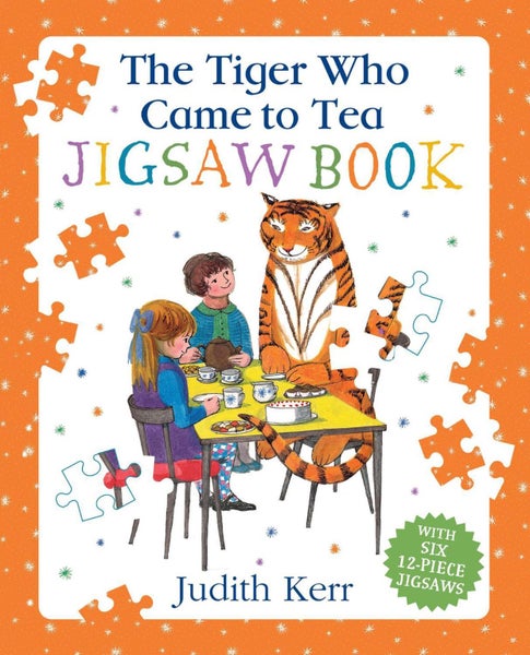 The Tiger Who Came To Tea Jigsaw Book by Judith Kerr - Hardcover Carousel 1