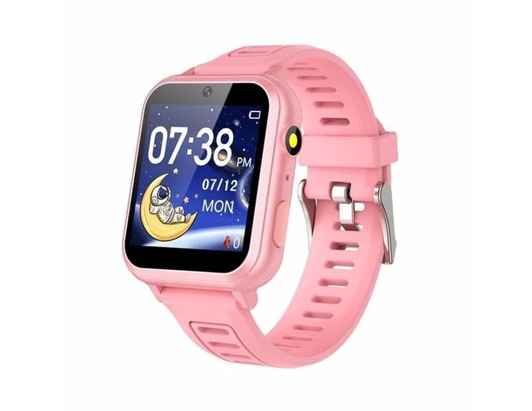 Children's Smartwatch with 14 Fun Games USB Charging -Pink Carousel 1