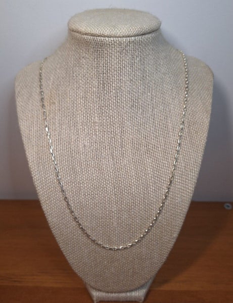 Jewellery Clearance - Solid Silver Rectangle Belcher Chain - 60cm Carousel 2