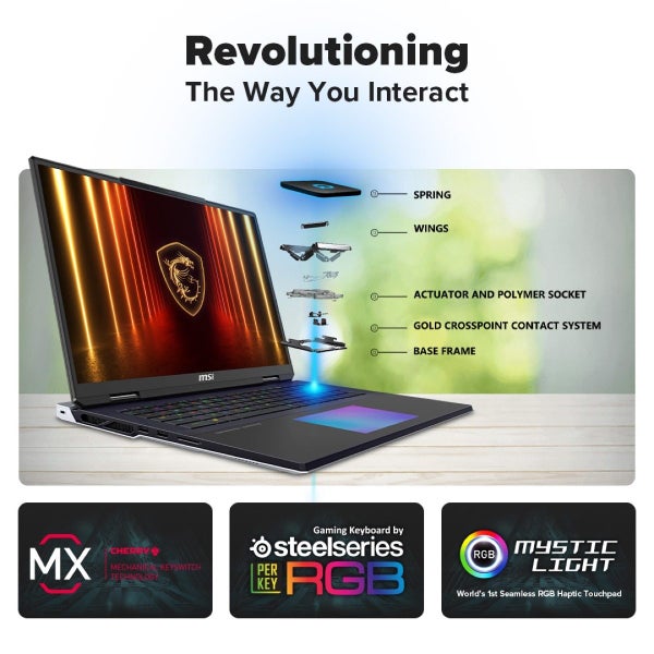 MSI Titan 18 HX AI A2XWJG MiniLED 4K 120Hz Ultra9 285HX 64GB/D5 8TB/G5+4 RTX5090 Carousel 11