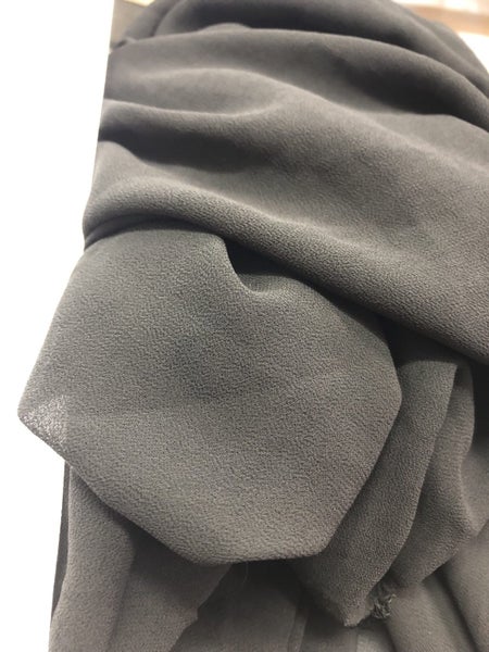 Black Crepe Paula Ryan fabric 140 cm x 2 metres Carousel 1