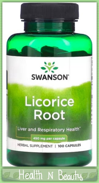 LICORICE ROOT 450 mg 100 CAPS - BB0228 Carousel 1