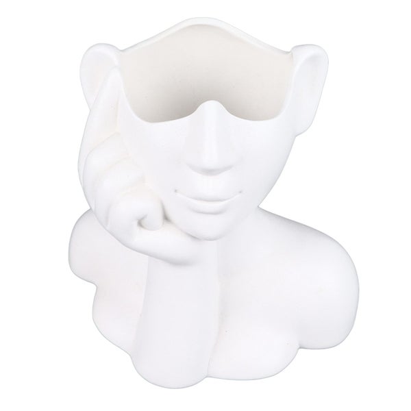 ceramic face vase face flower vases ceramic face flower vase female form ceramic Carousel 8