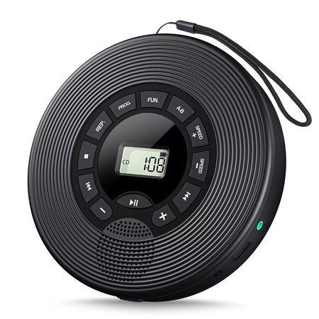 Portable CD Player with Bluetooth Rechargeable CD Player for Car with Speakers Carousel 1