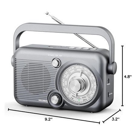 Portable Radio with Bluetooth AM FM Radio with Best Reception Carousel 6