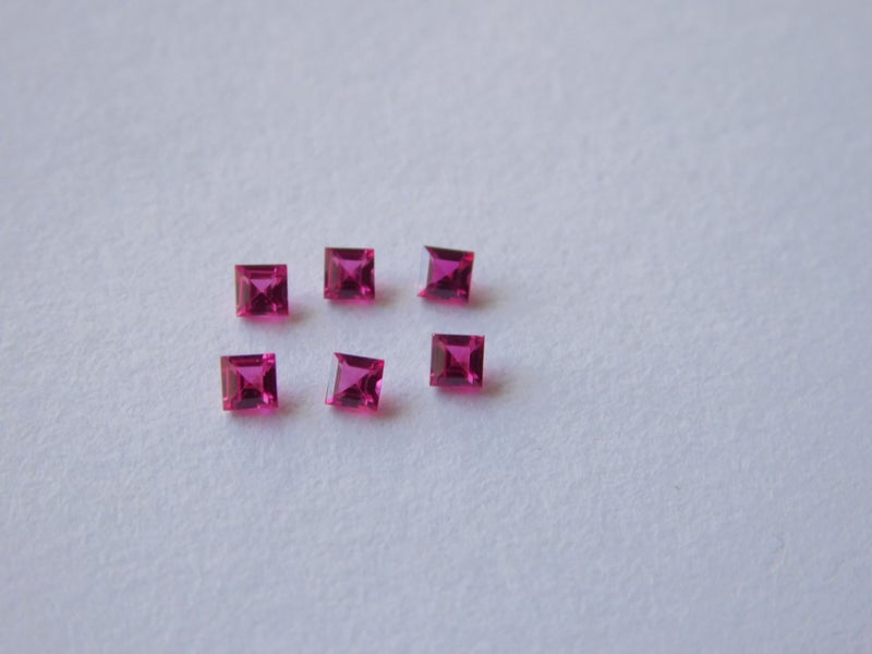 Ruby - Square - 2mm Carousel 1