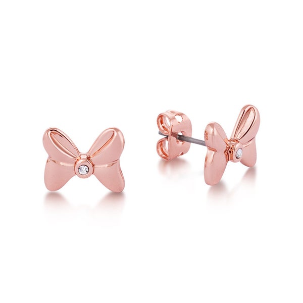 Disney Couture Kingdom - Minnie Mouse - Crystal Bow Stud Earrings Rose Gold Carousel 1
