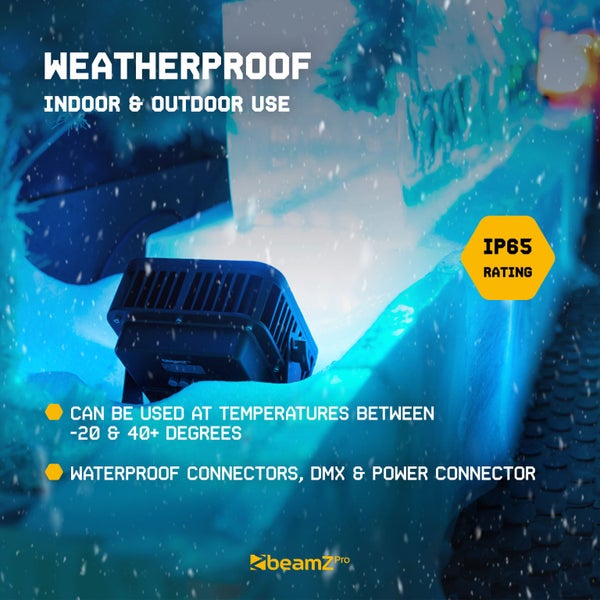 Flood Light 24x 10W RGBA Outdoor Carousel 19