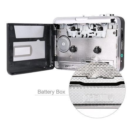 Cassette Tape Player Record Tape to MP3 Digital Converter Carousel 6