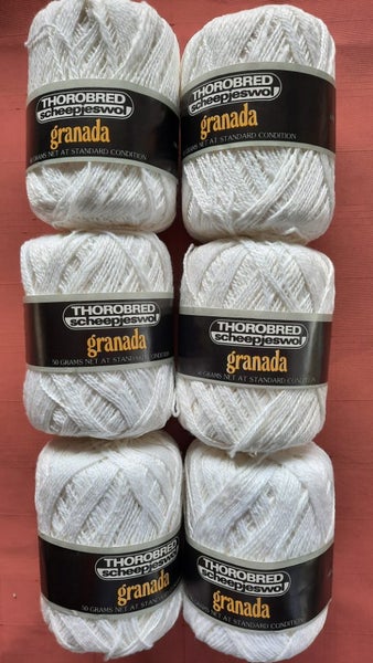 6 x 50 gram Skeins of THOROBRED SCHEEPJESWOL GRANADA 100% COTTON Carousel 1