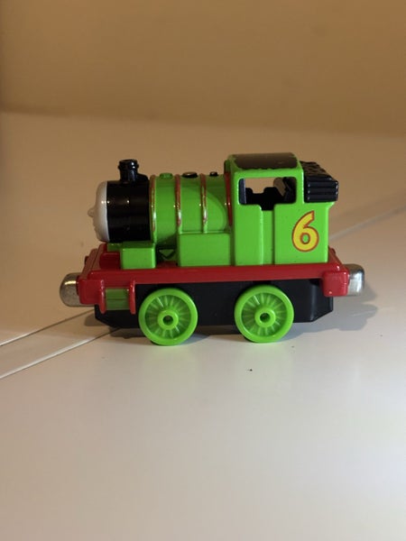 Percy Thomas & Friends Die-Cast Metal Take N Play Train Mattel 2012 Carousel 2
