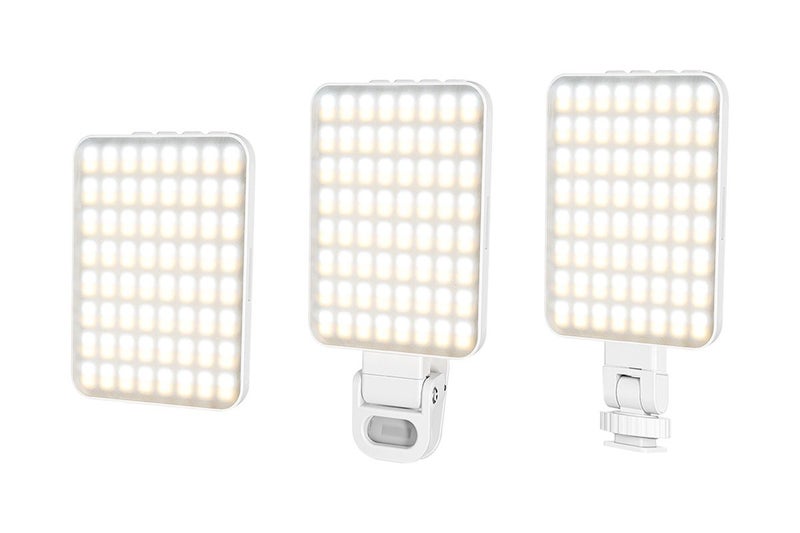 LED Selfie Light Magnetic Clip-On Rechargeable for Video Conference MakeupWhite Carousel 7