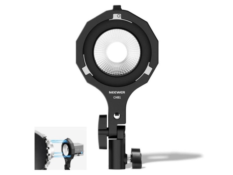 NEEWER Bowens Mount Adapter Holder for HS60B/HB60S Handheld Video Light Carousel 1